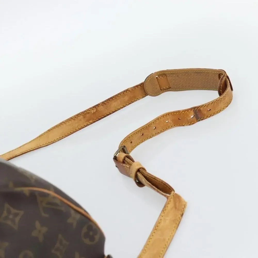 Louis Vuitton Monogram Keepall Bandouliere 45 Travel Bag Brown